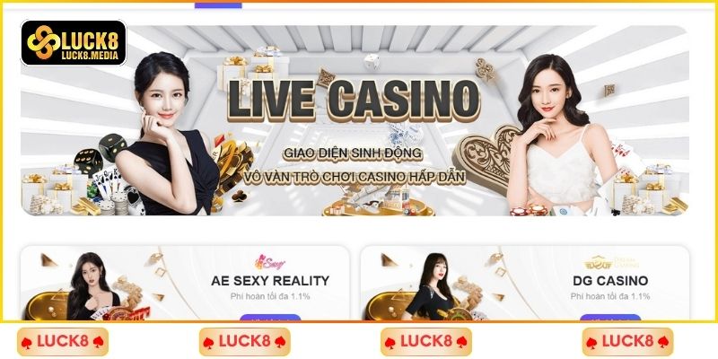 LUCK8 | Casino Luck8 - Sảnh Game Đa Dạng, Càng Chơi Càng Mê 2 Giới thiệu qua thông tin cơ bản về Casino LUCK8