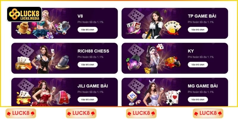 LUCK8 | Game Bài Luck8 - Giải Trí Không Giới Hạn, Nhận Thưởng Khủng 3 Giao diện bắt mắt và khoa học, rõ ràng với đủ tính năng